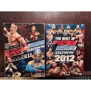 WWE The Best of RAW and SmackDown 2011 2012 DVD Set Bundle Wrestling John Cena